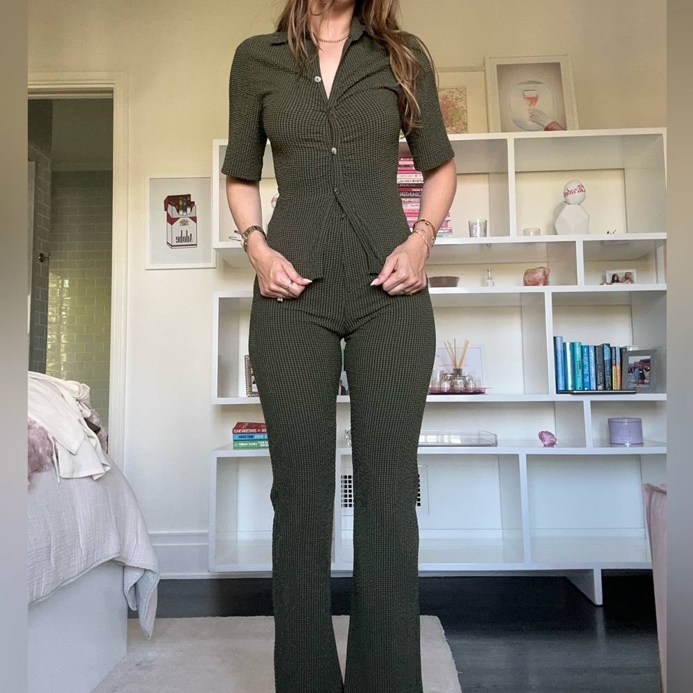 Nanushka checked matching set